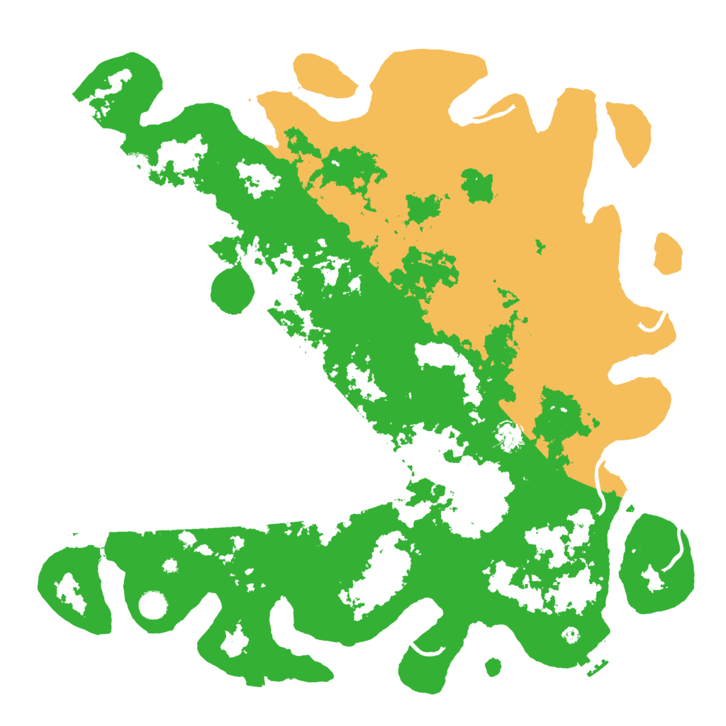 Biome Rust Map: Procedural Map, Size: 4500, Seed: 8611536