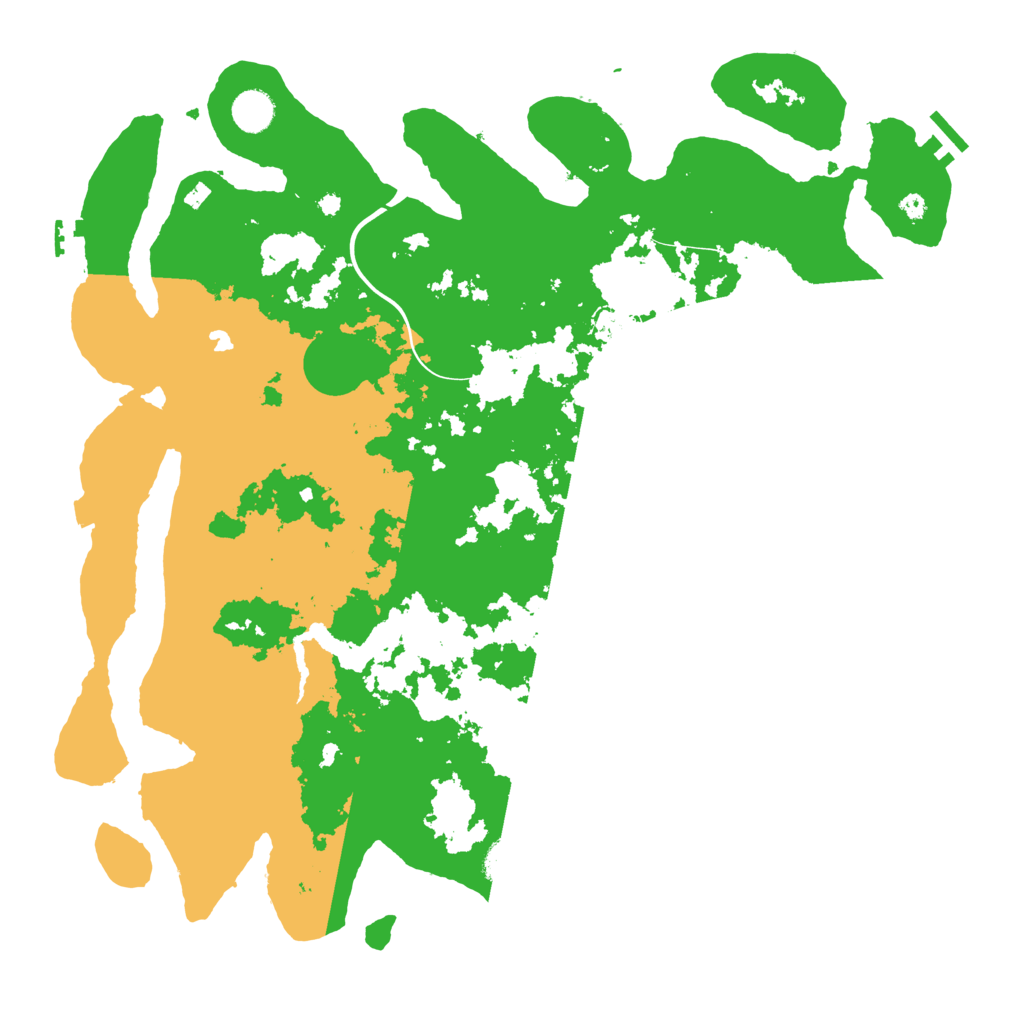 Biome Rust Map: Procedural Map, Size: 4250, Seed: 12698455