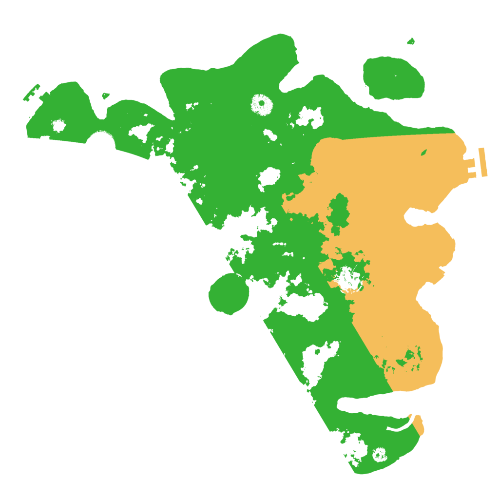 Biome Rust Map: Procedural Map, Size: 3500, Seed: 1275505421