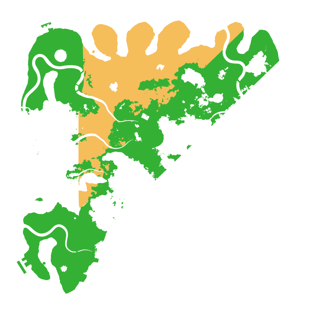 Biome Rust Map: Procedural Map, Size: 4500, Seed: 141332201