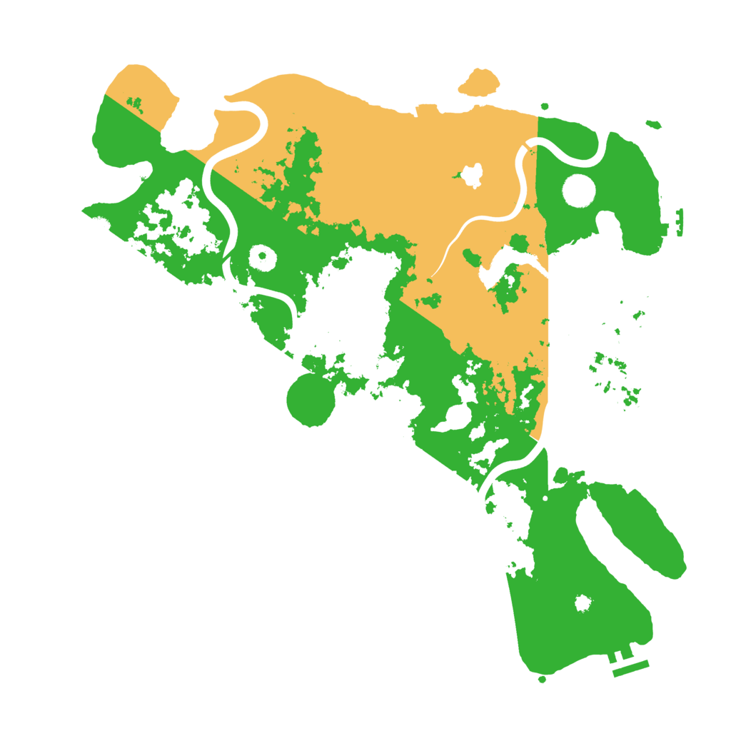Biome Rust Map: Procedural Map, Size: 4000, Seed: 1656199867