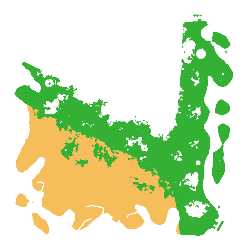 Biome Rust Map: Procedural Map, Size: 4500, Seed: 1942742265