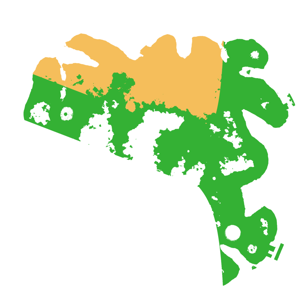 Biome Rust Map: Procedural Map, Size: 3500, Seed: 31123603