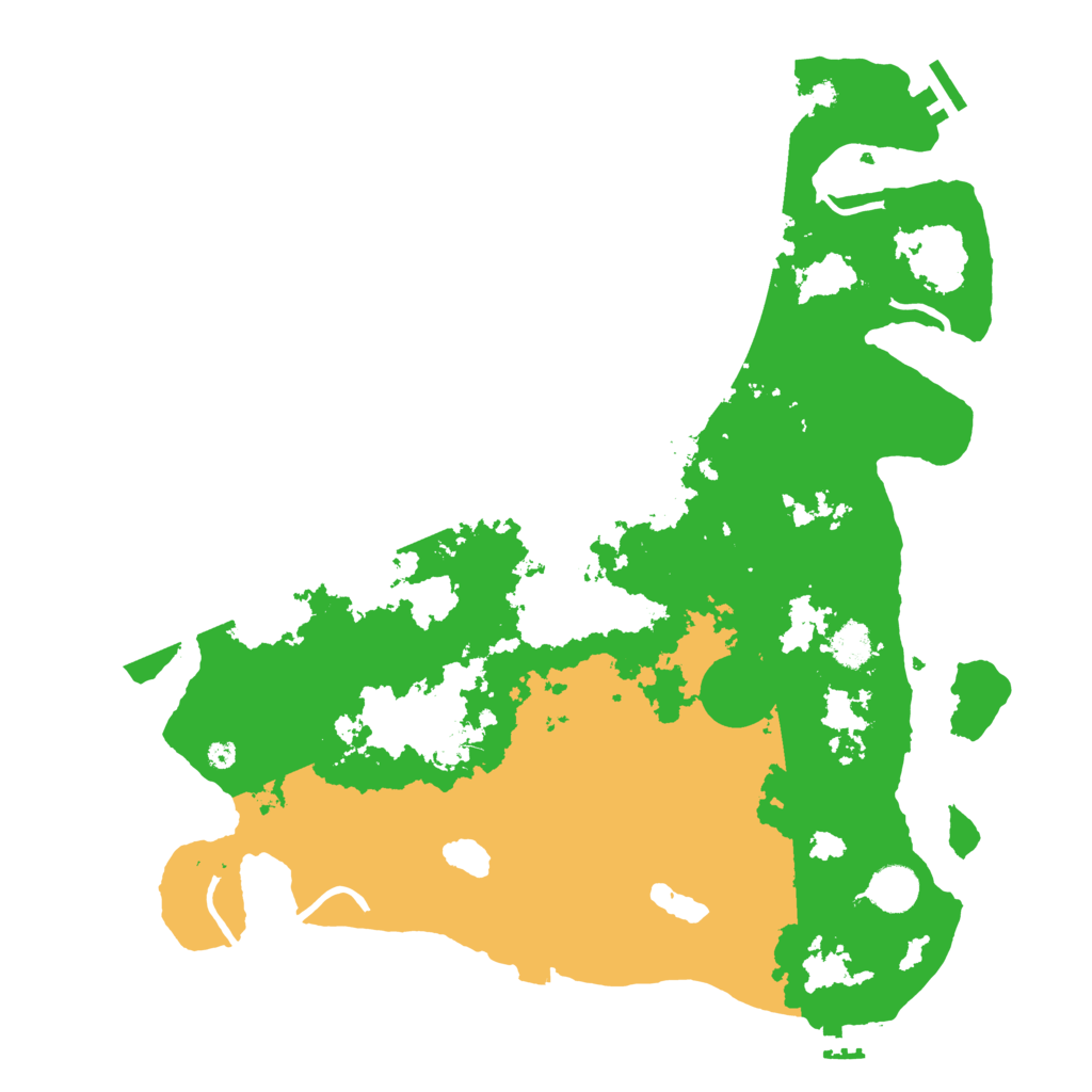 Biome Rust Map: Procedural Map, Size: 4000, Seed: 129434111