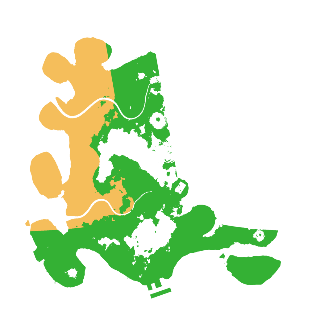 Biome Rust Map: Procedural Map, Size: 3000, Seed: 21070685