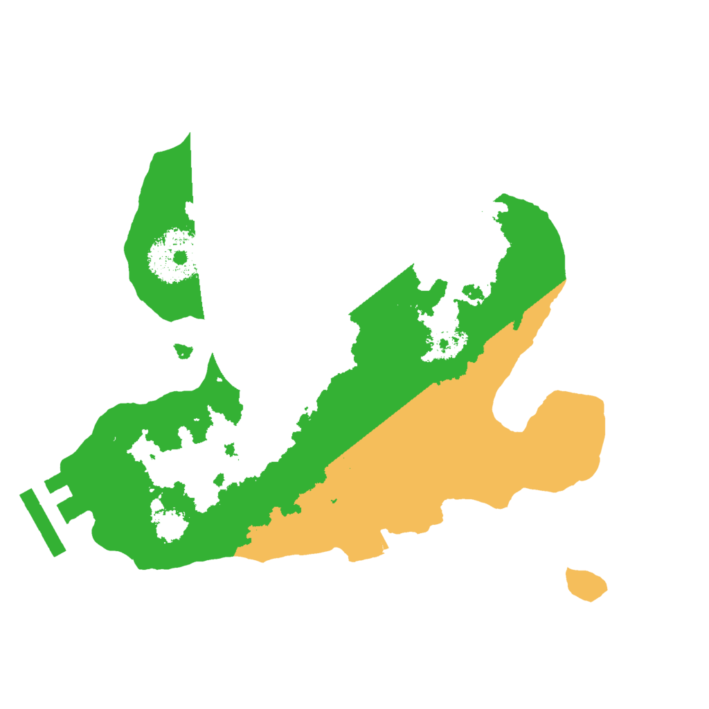 Biome Rust Map: Procedural Map, Size: 2000, Seed: 1234222221