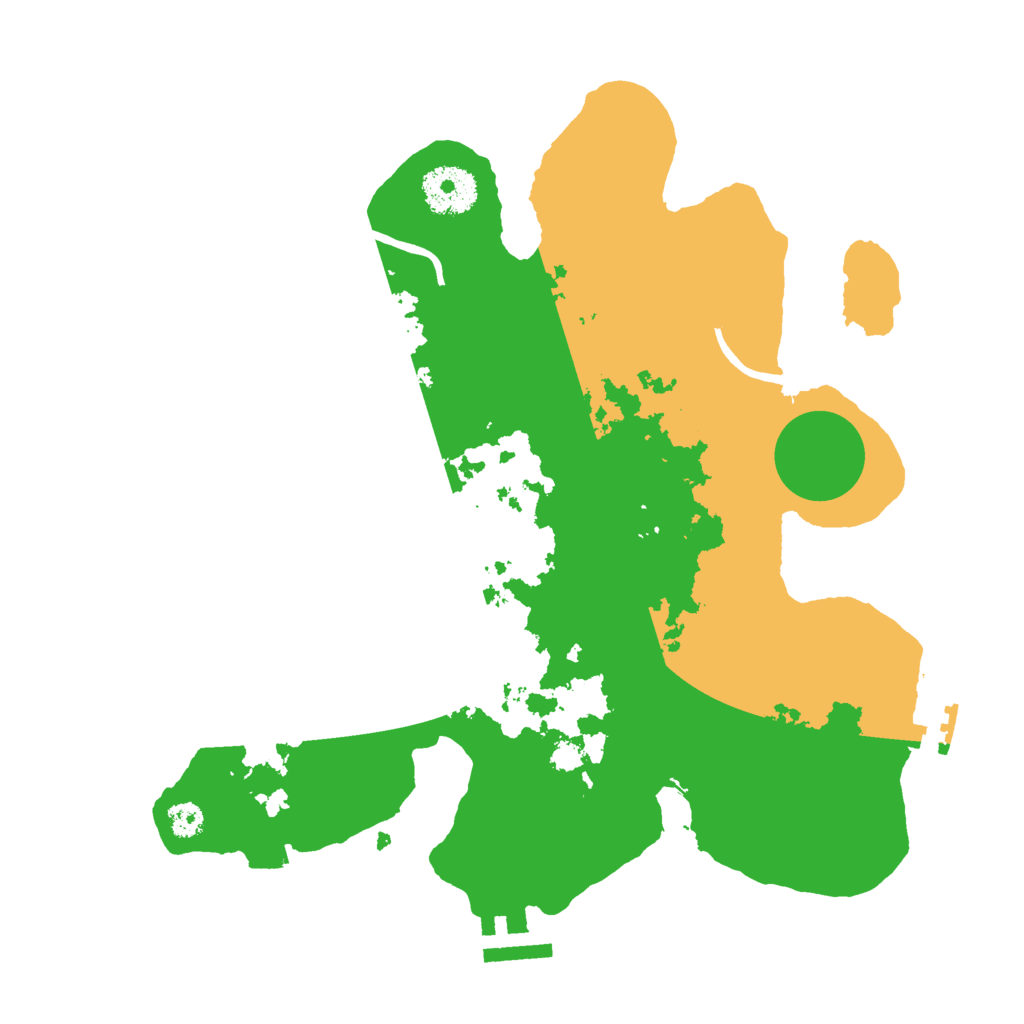 Biome Rust Map: Procedural Map, Size: 3000, Seed: 22651
