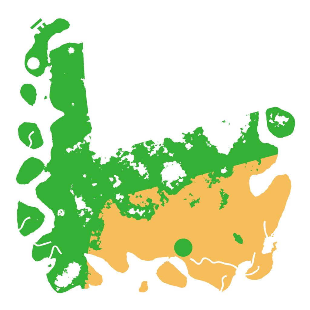 Biome Rust Map: Procedural Map, Size: 4500, Seed: 1608442587