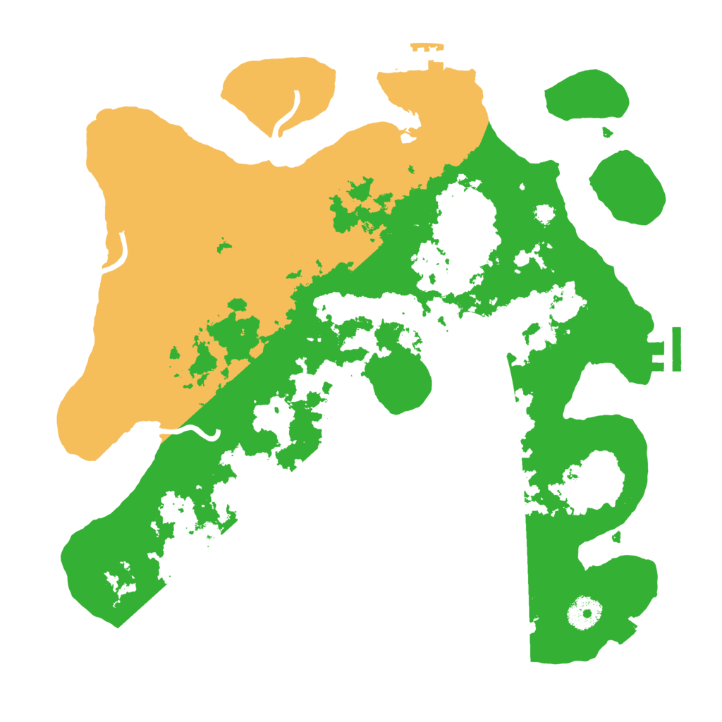 Biome Rust Map: Procedural Map, Size: 3300, Seed: 2065932085