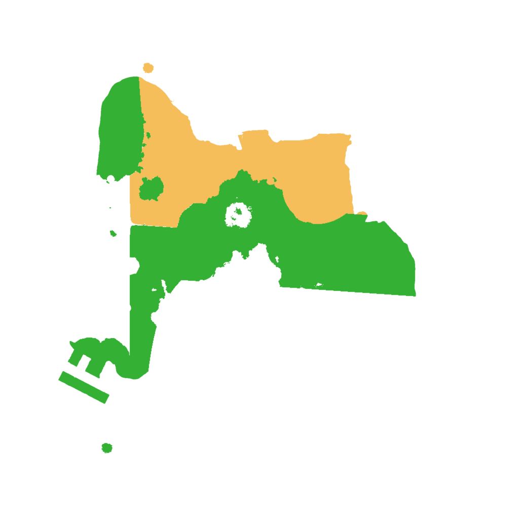 Biome Rust Map: Procedural Map, Size: 2000, Seed: 81624