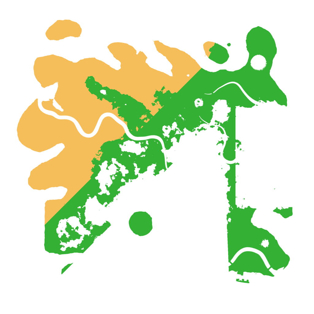 Biome Rust Map: Procedural Map, Size: 3600, Seed: 328043