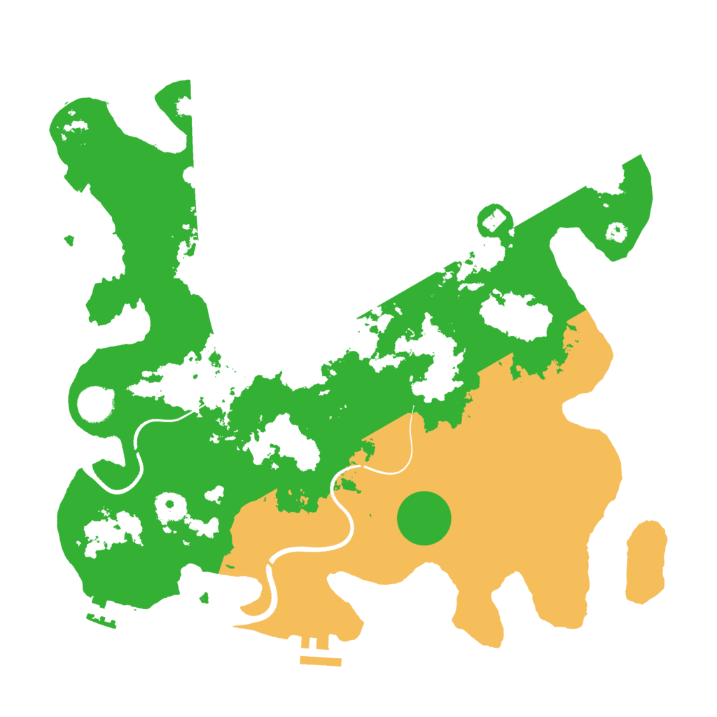 Biome Rust Map: Procedural Map, Size: 3500, Seed: 1662921905