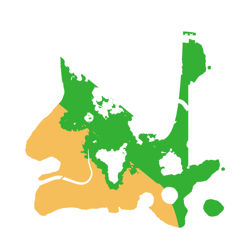 Biome Rust Map: Procedural Map, Size: 2800, Seed: 213603398