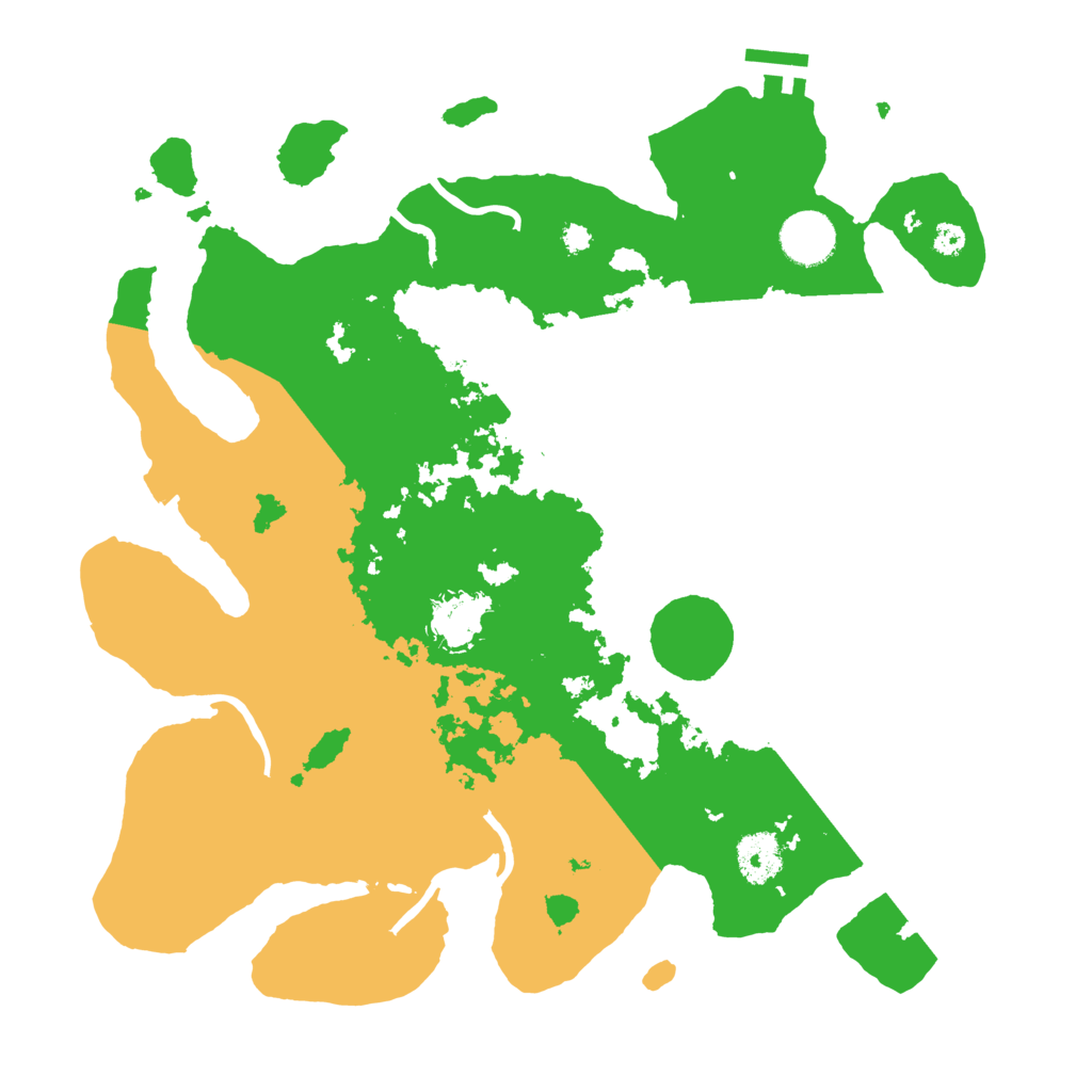Biome Rust Map: Procedural Map, Size: 3500, Seed: 336433471