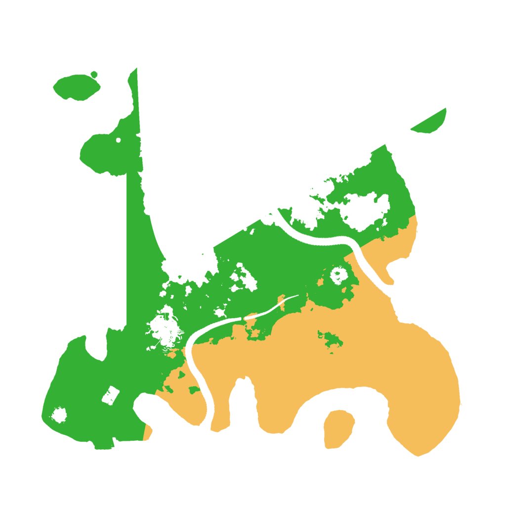 Biome Rust Map: Procedural Map, Size: 3000, Seed: 1636210596