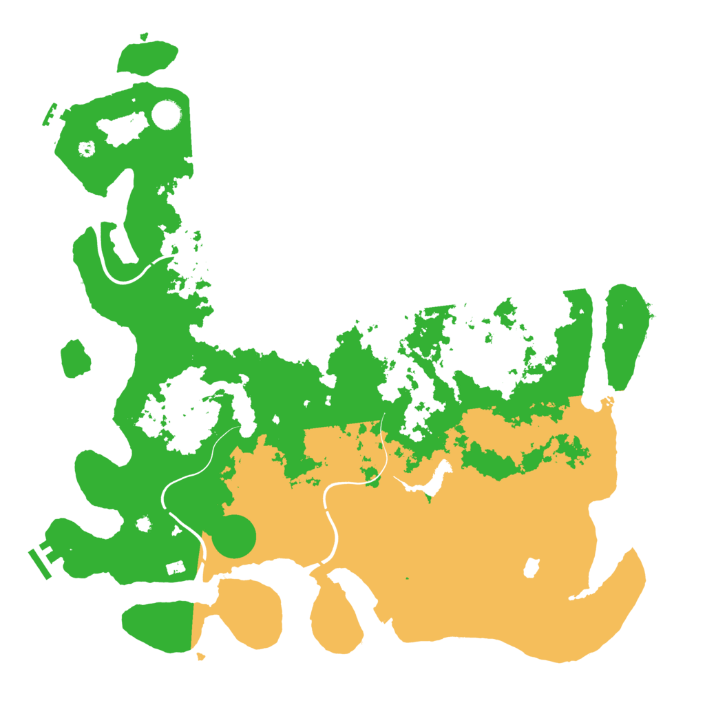 Biome Rust Map: Procedural Map, Size: 4250, Seed: 222485354