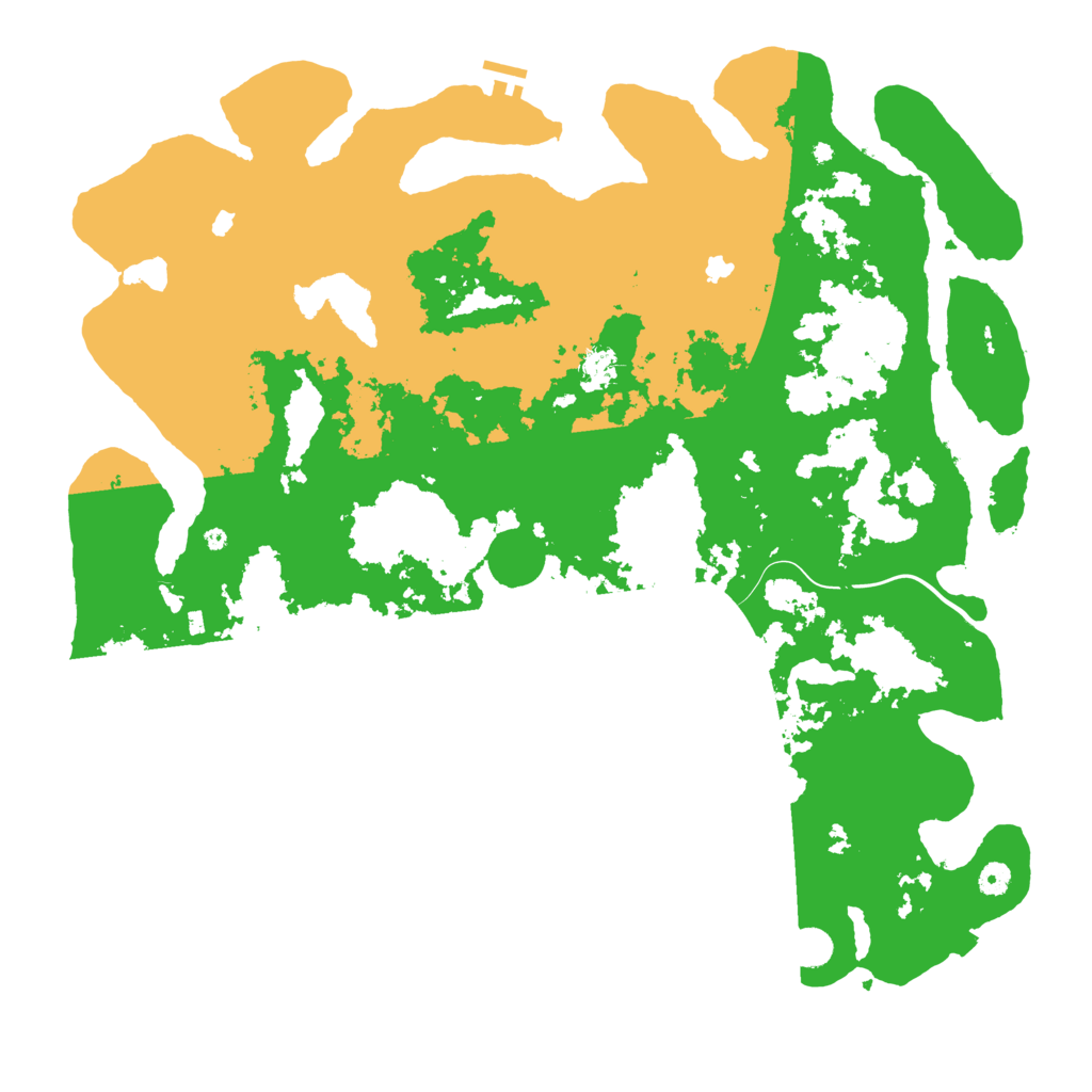 Biome Rust Map: Procedural Map, Size: 5000, Seed: 24003050