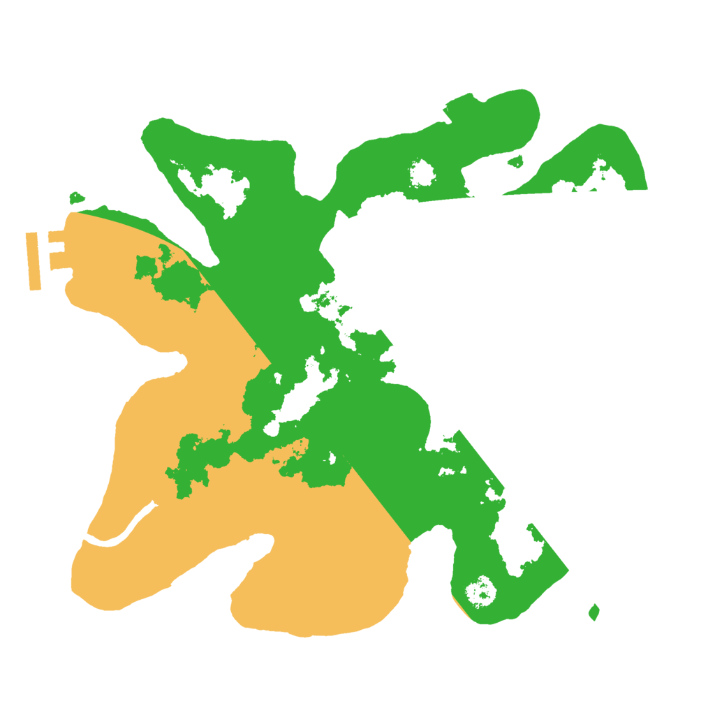 Biome Rust Map: Procedural Map, Size: 2500, Seed: 336433471