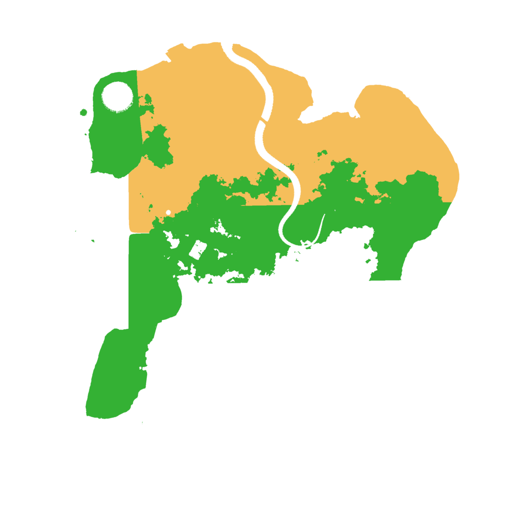 Biome Rust Map: Procedural Map, Size: 3000, Seed: 17624628