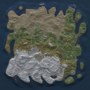 Thumbnail Rust Map: Procedural Map, Size: 4250, Seed: 4578392, 19 Monuments