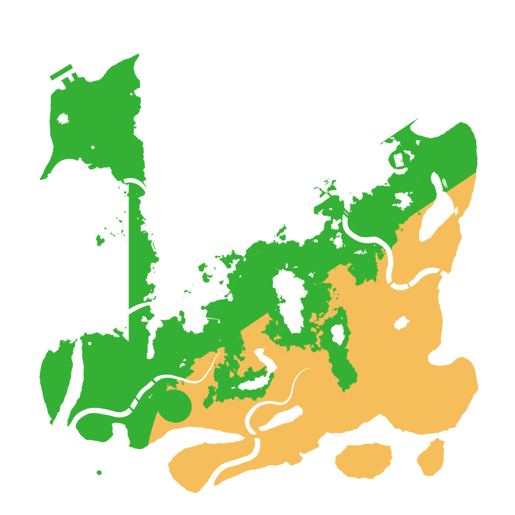 Biome Rust Map: Procedural Map, Size: 4250, Seed: 3013