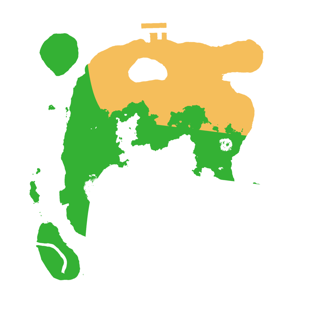 Biome Rust Map: Procedural Map, Size: 2500, Seed: 1477308939