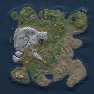 Thumbnail Rust Map: Procedural Map, Size: 3100, Seed: 311452759, 12 Monuments