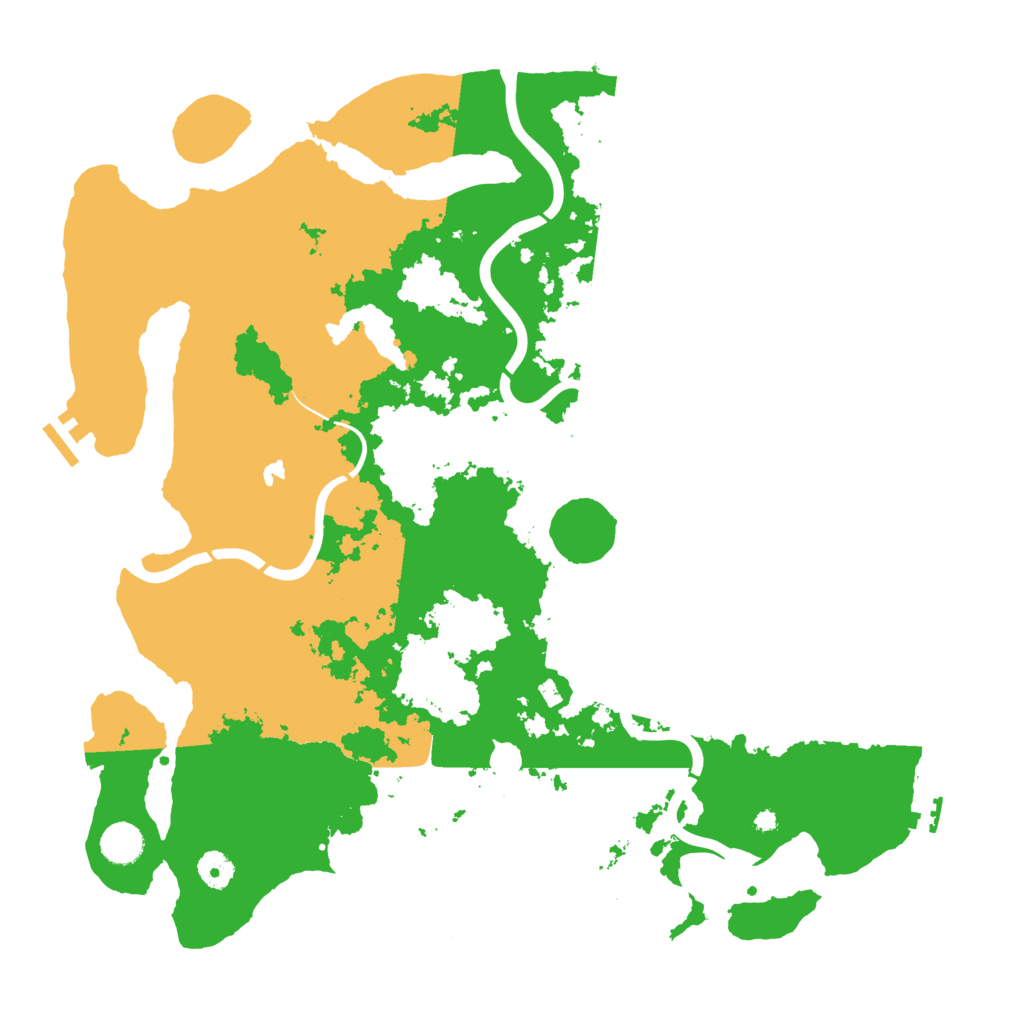 Biome Rust Map: Procedural Map, Size: 4250, Seed: 8827