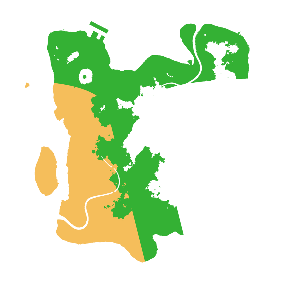 Biome Rust Map: Procedural Map, Size: 3000, Seed: 7680512