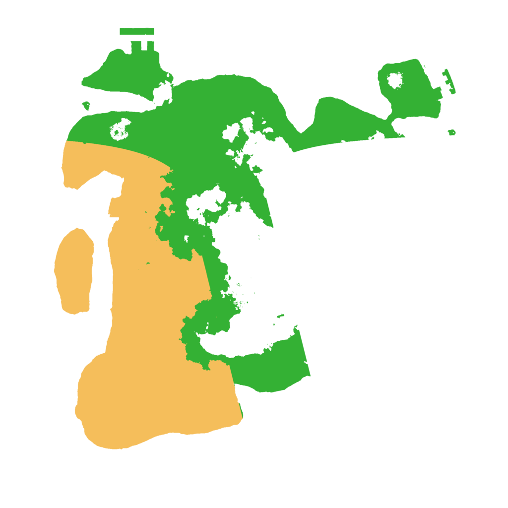 Biome Rust Map: Procedural Map, Size: 3000, Seed: 554445102