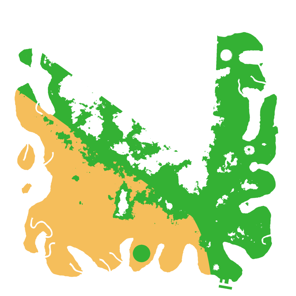 Biome Rust Map: Procedural Map, Size: 4500, Seed: 1077597365