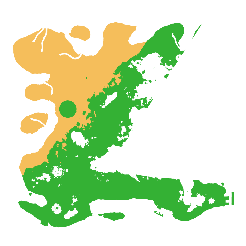 Biome Rust Map: Procedural Map, Size: 3750, Seed: 77115