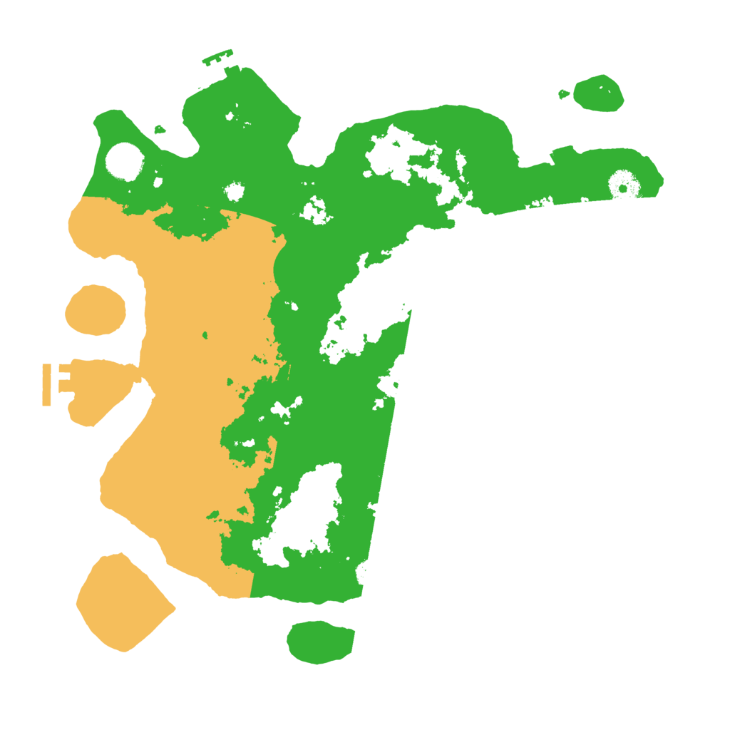 Biome Rust Map: Procedural Map, Size: 3500, Seed: 852699151