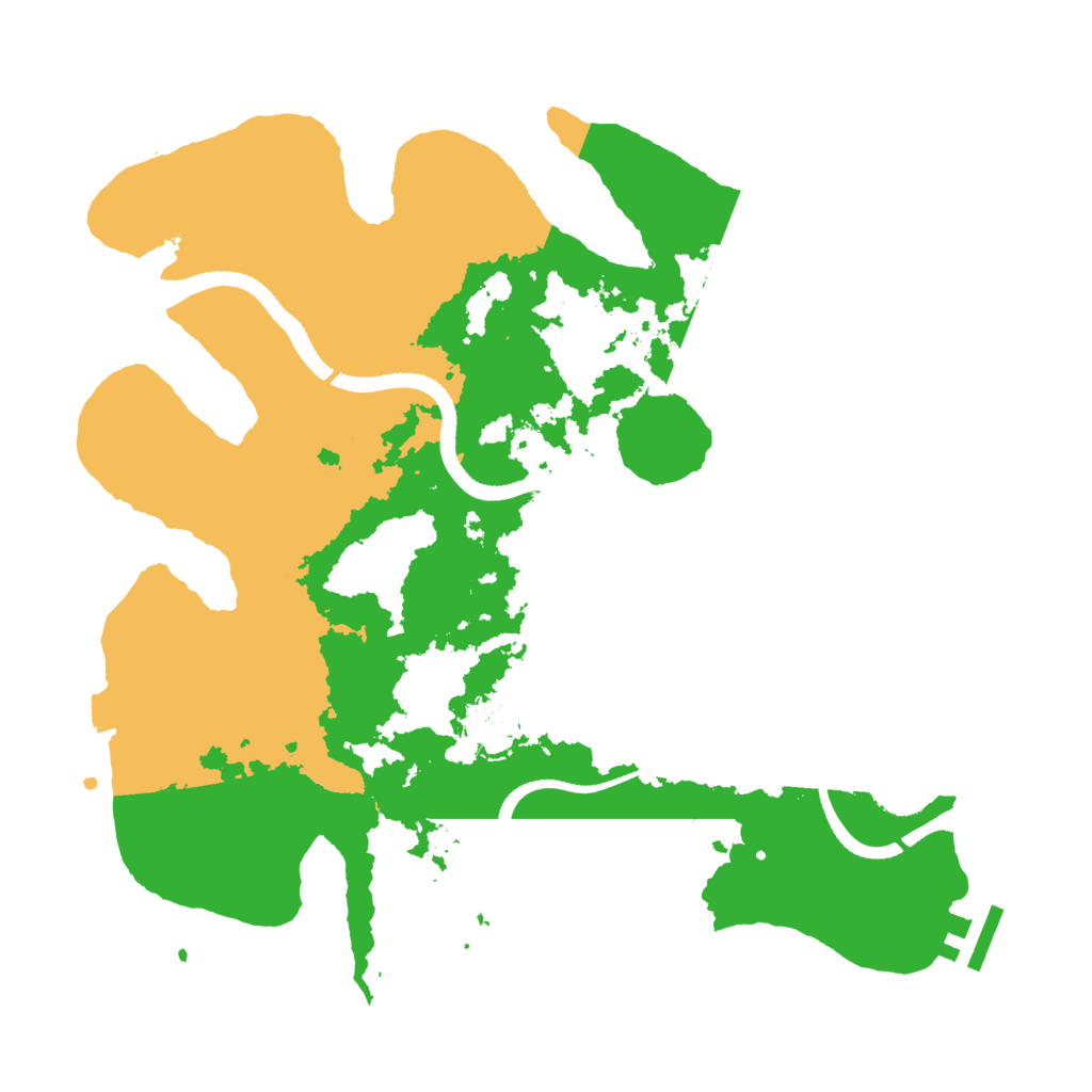 Biome Rust Map: Procedural Map, Size: 3300, Seed: 1879914792