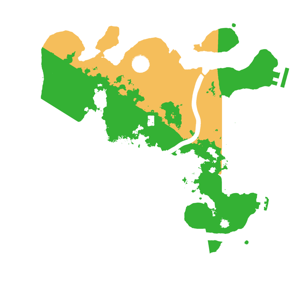 Biome Rust Map: Procedural Map, Size: 3000, Seed: 19802