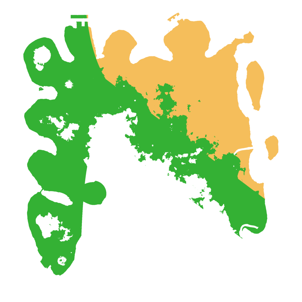 Biome Rust Map: Procedural Map, Size: 3500, Seed: 1958719387