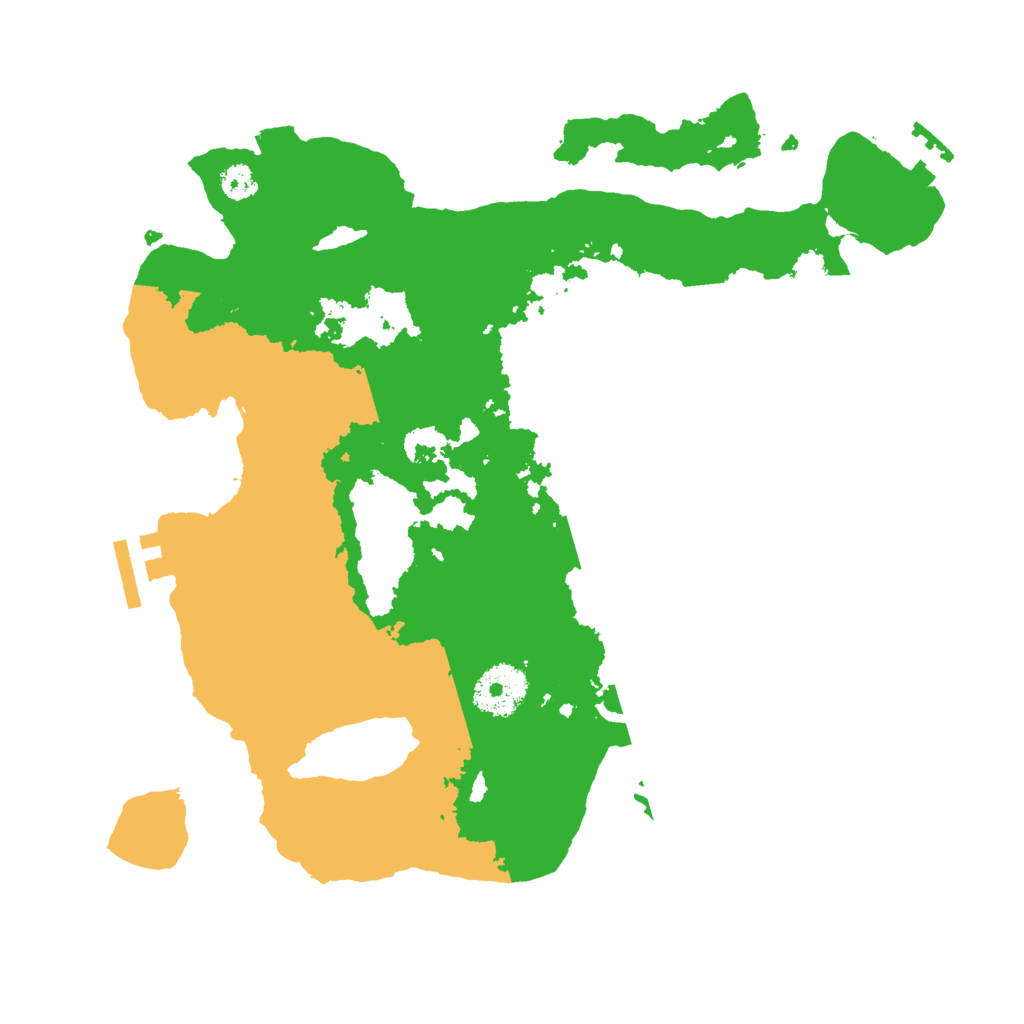 Biome Rust Map: Procedural Map, Size: 3000, Seed: 3743