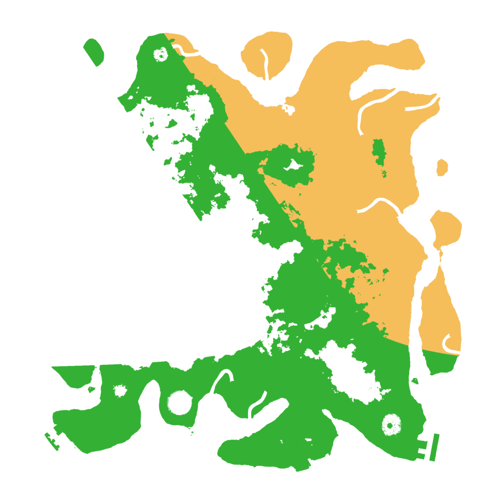 Biome Rust Map: Procedural Map, Size: 3650, Seed: 58371766