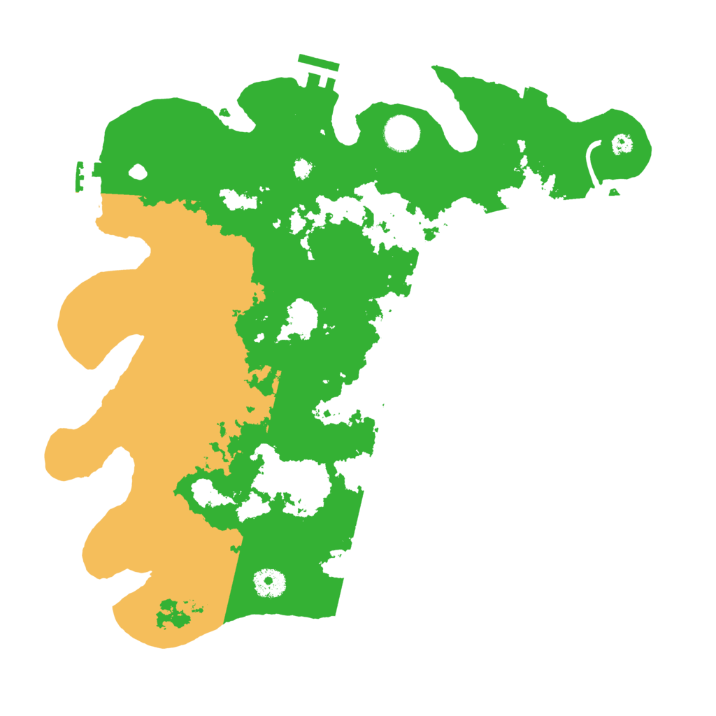 Biome Rust Map: Procedural Map, Size: 3500, Seed: 392178336