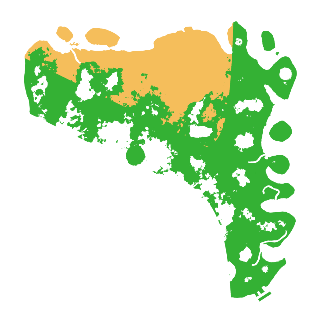 Biome Rust Map: Procedural Map, Size: 4500, Seed: 1353028041