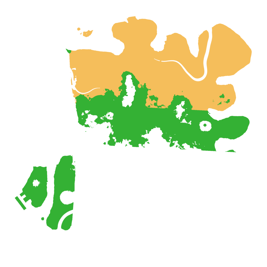 Biome Rust Map: Procedural Map, Size: 3500, Seed: 1575652415