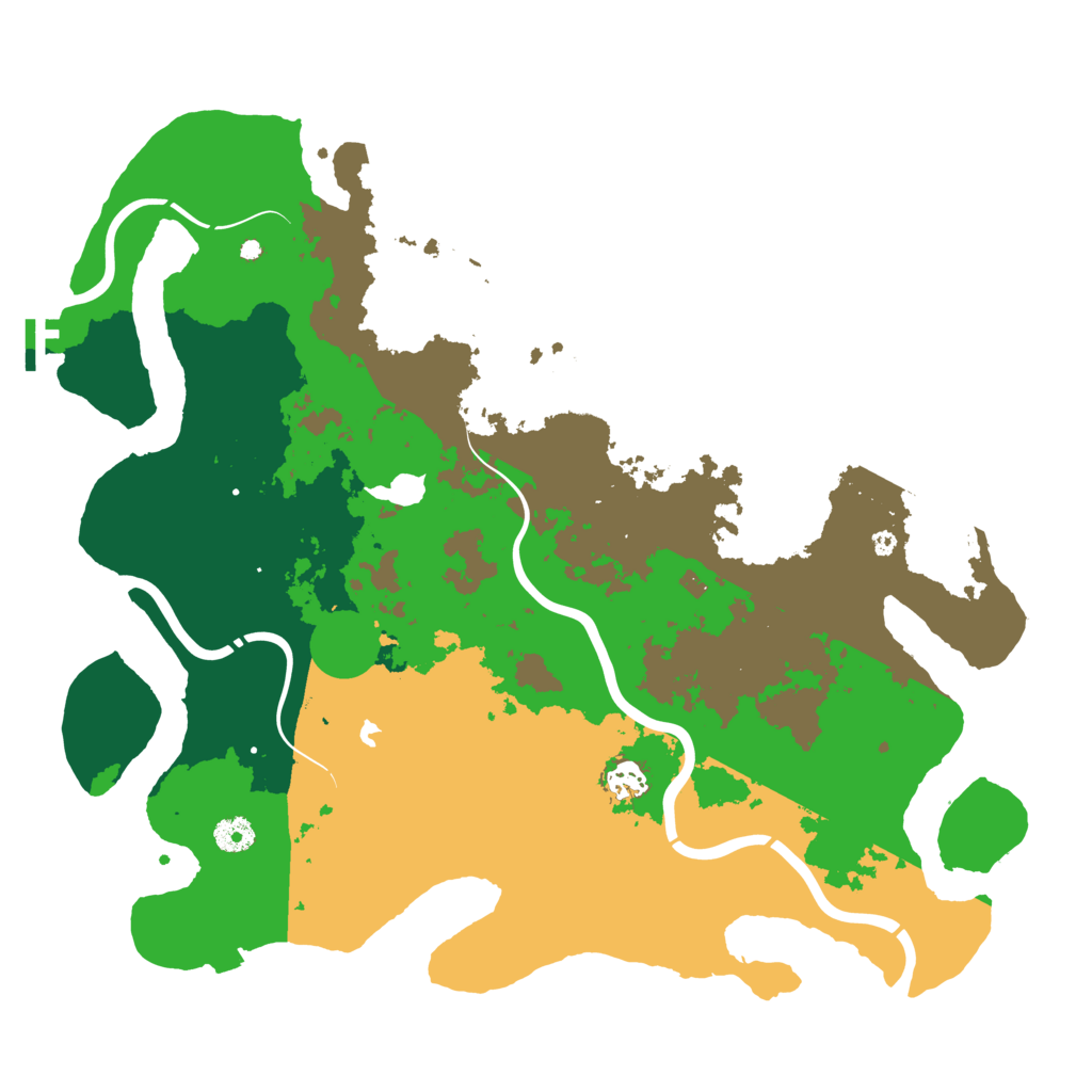 Biome Rust Map: Procedural Map, Size: 4250, Seed: 1188723490