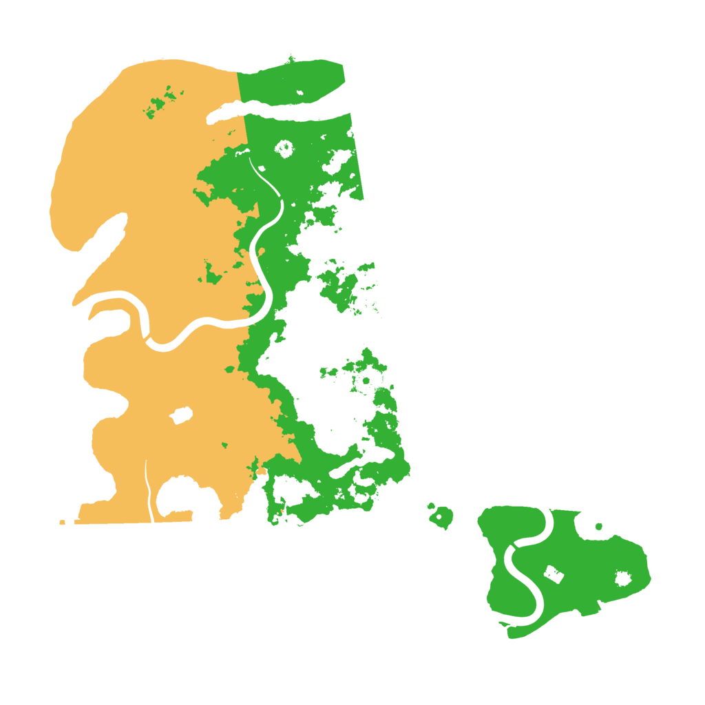 Biome Rust Map: Procedural Map, Size: 4000, Seed: 980080