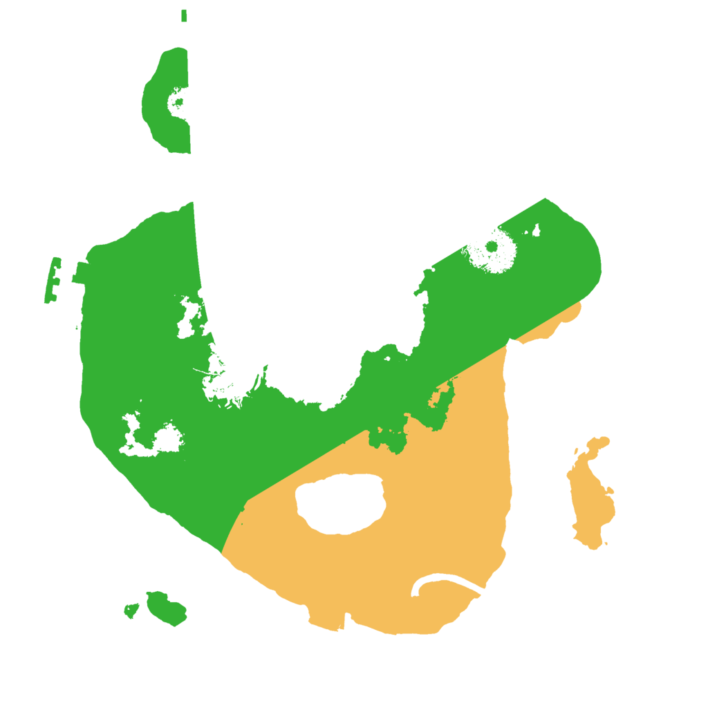 Biome Rust Map: Procedural Map, Size: 2300, Seed: 1083799817