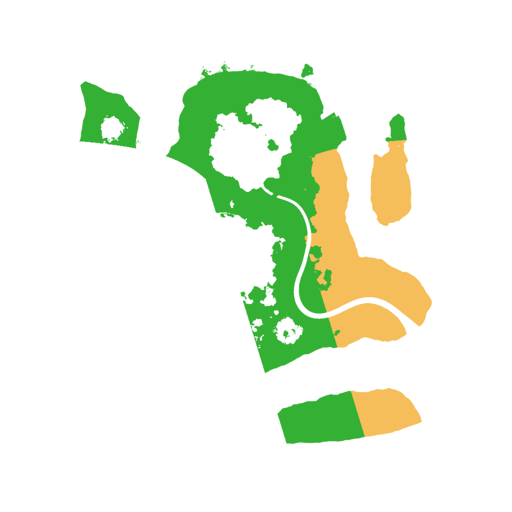 Biome Rust Map: Procedural Map, Size: 2000, Seed: 573618783