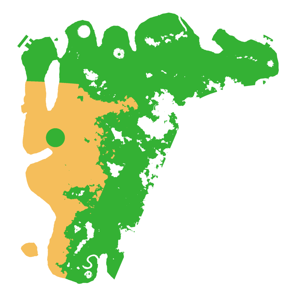 Biome Rust Map: Procedural Map, Size: 4250, Seed: 584072561