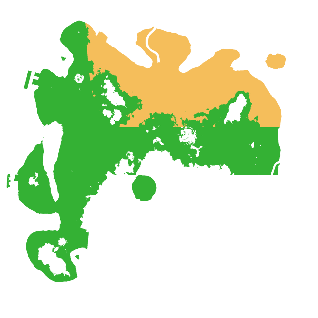 Biome Rust Map: Procedural Map, Size: 3500, Seed: 924001676