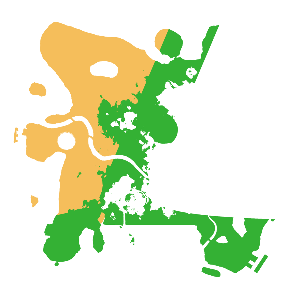 Biome Rust Map: Procedural Map, Size: 3000, Seed: 1612322915