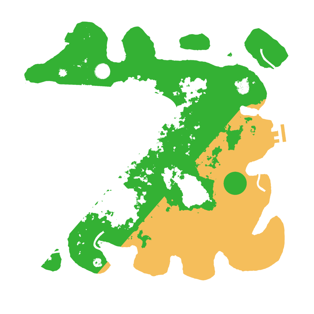 Biome Rust Map: Procedural Map, Size: 3600, Seed: 13072024