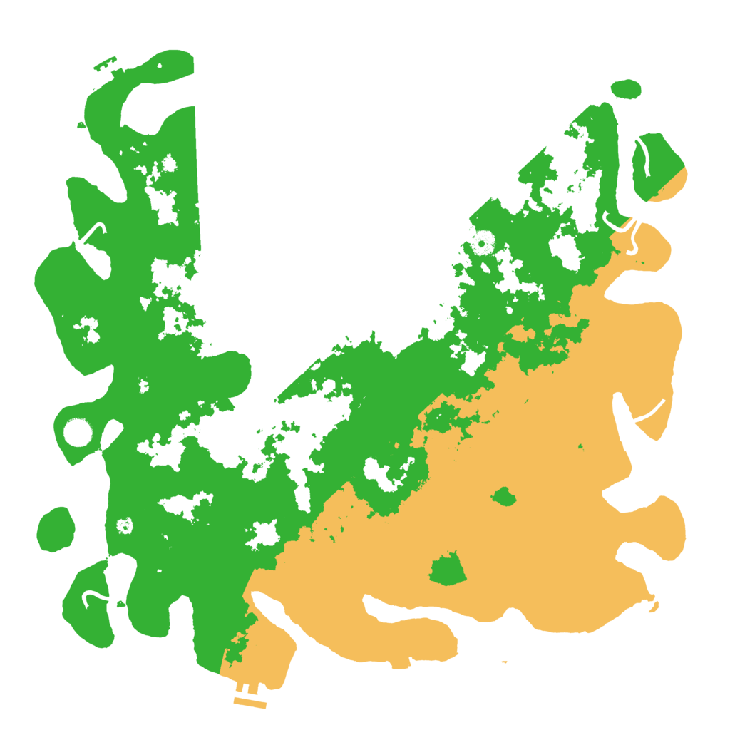 Biome Rust Map: Procedural Map, Size: 4500, Seed: 3685084